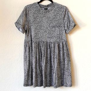 Volcom Mini T-shirt Dress Leopard Medium